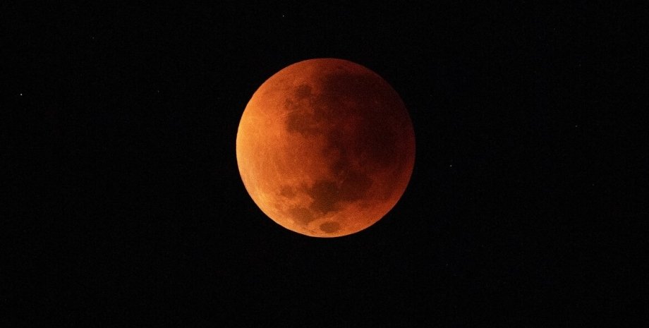 Кровавая Луна, космос, фото