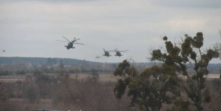 Гостомель вертолеты вторжение военная операция Россия Украина Киев нападение