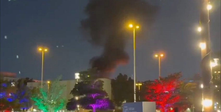 пожар в дубае