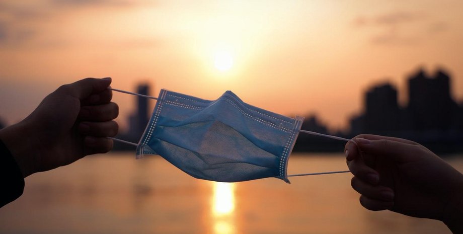 солнце, маска, коронавирус