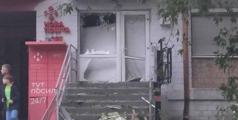 Нова пошта в Києві постраждала 4 липня