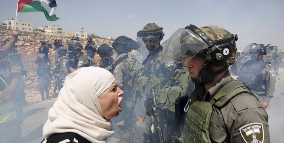 израиль, солдат, женщина, палестина, фото