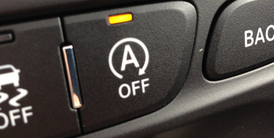 кнопка старт стоп, кнопка с буквой а, Start-Stop, система Start-Stop