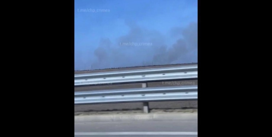 пожежа, Крим, горить в Криму, дим