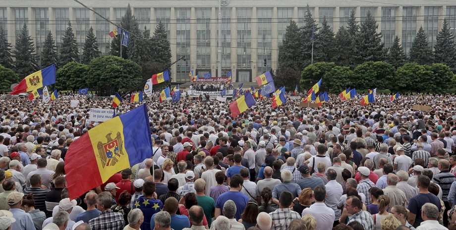 Протесты в Молдове / Фото: ТСН