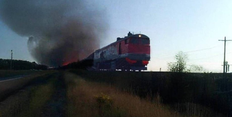 ССО атакували потяг росіян у Криму