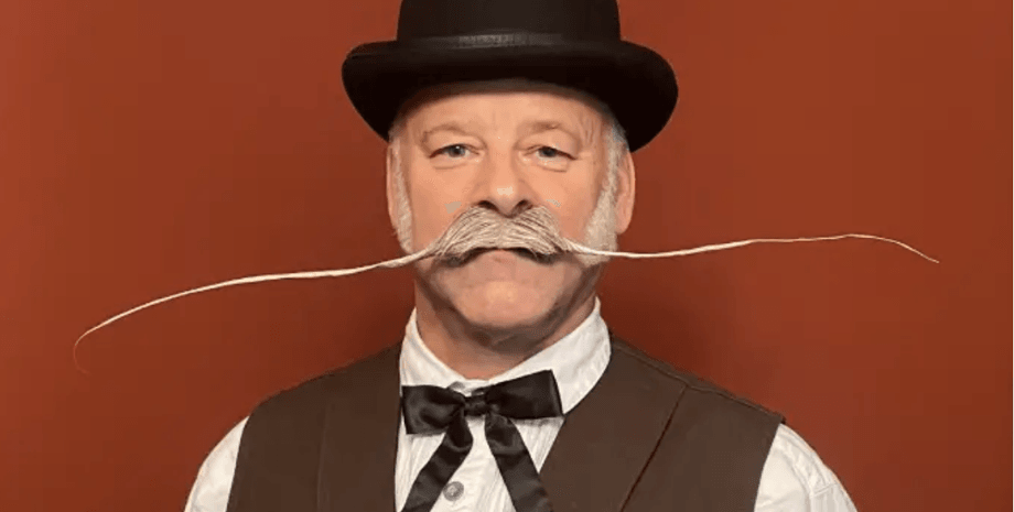 вуса, американець, Пол Слосар, Книга рекордів Гіннеса, образ, довгі вуса