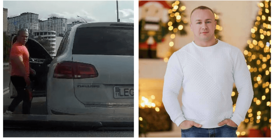 Евгений Менесенко, автохам, менесенко, нападение, авто, легионер, киев, дтп, подрезал, напал с битой, извинения