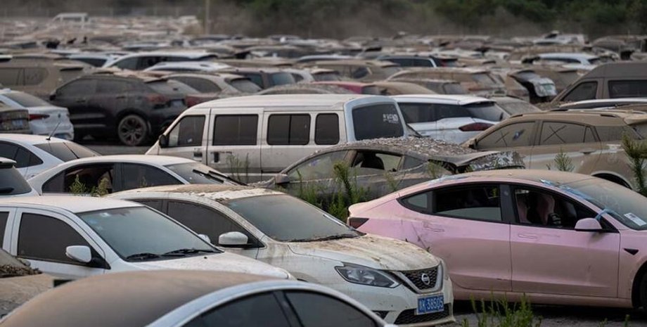 Чжэнчжоу наводнения автомобили