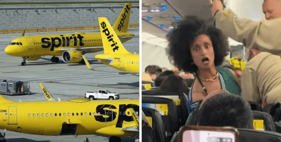 Пассажирка самолета рычала на людей, женщину сняли с рейса, сняли с самолета, курьезы, арестовали пассажирку, кричала на людей