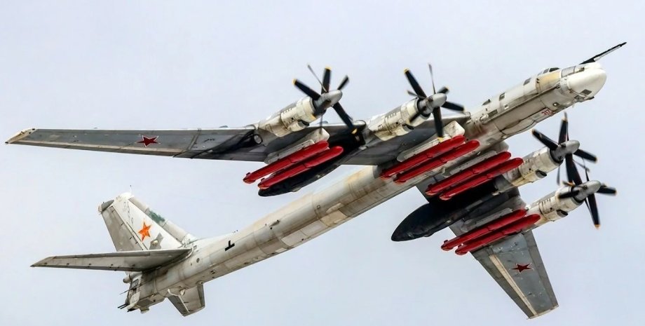 ту-95, бомбардировщик, самолет, стратегический борт, стратегический самолет