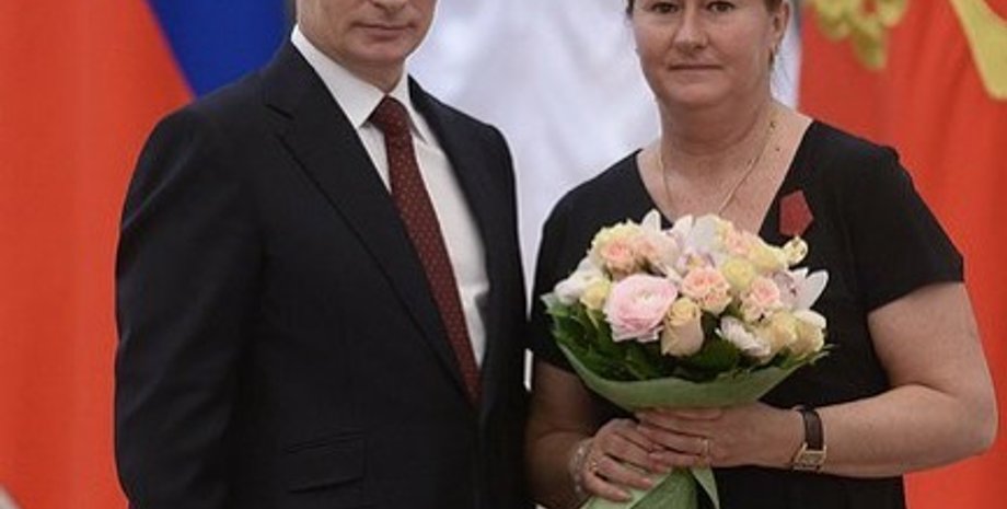 Олена Вяльбе і Володимир Путін