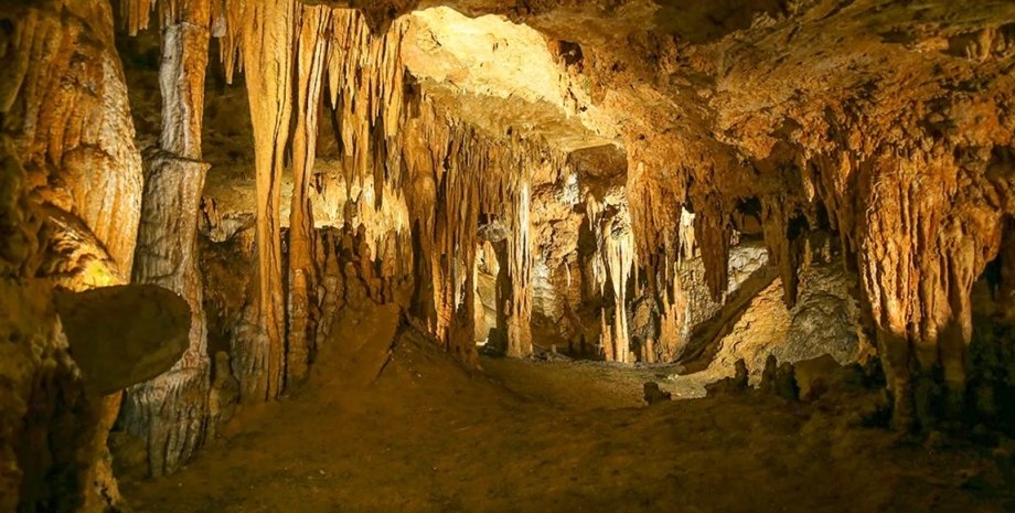 сталактиты, пещера, пещера лурей