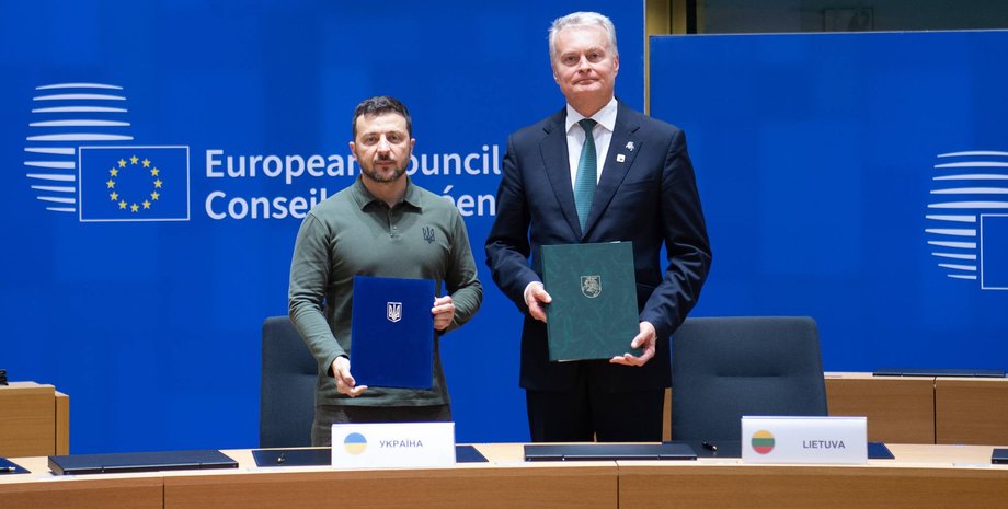 Президенти Литви та України