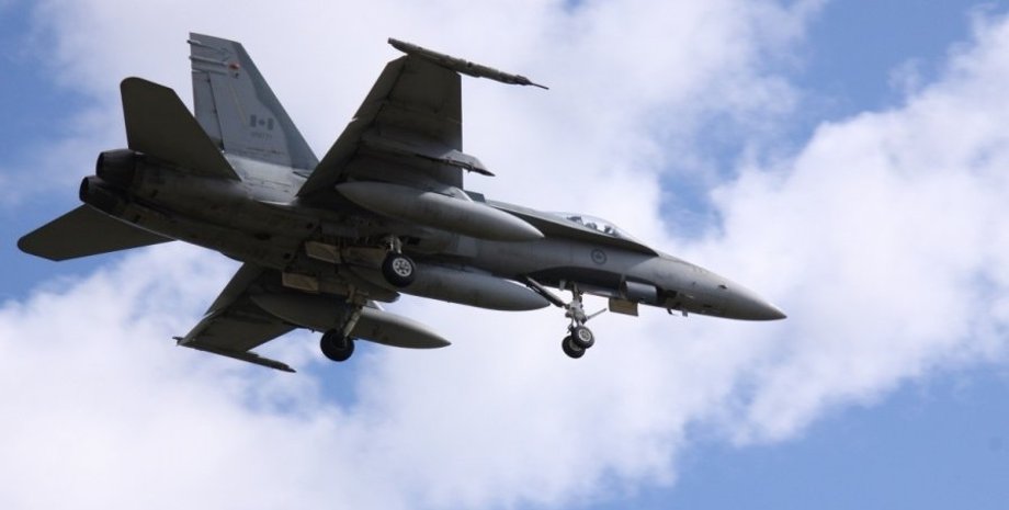 Канадский истребитель / Фото пресс-служба Минобороны Канады