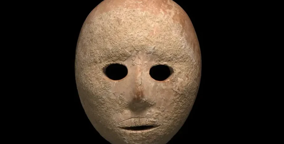 маска, неолит, Израиль, IAA, история, камень, период, артефакт, исследование, находка, PPNB, лицо, лицо, известняк, археологи, археология, каменная маска, пустыня, гора