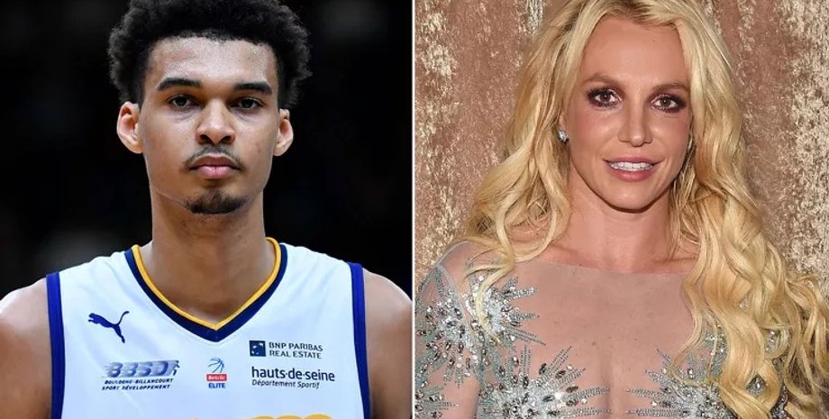 Виктор Вембаньяма, инцидент в вегасе, на бритни напали, баскетболист, Бритни Спирс