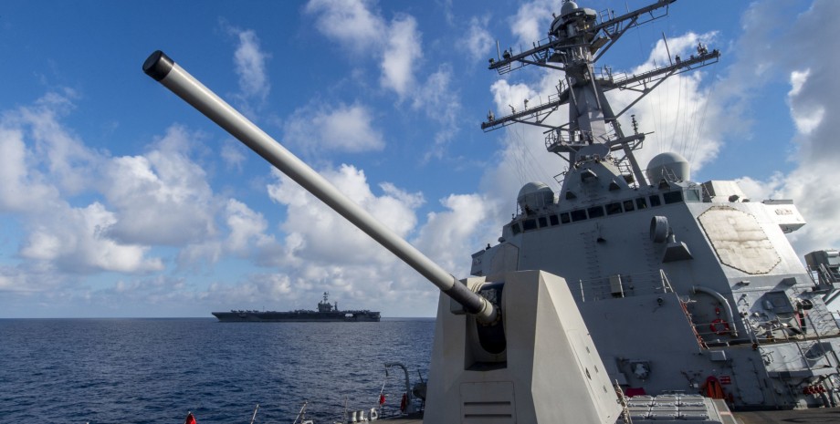 корабель США, американський корабель, війна тайвань, протока тайвань