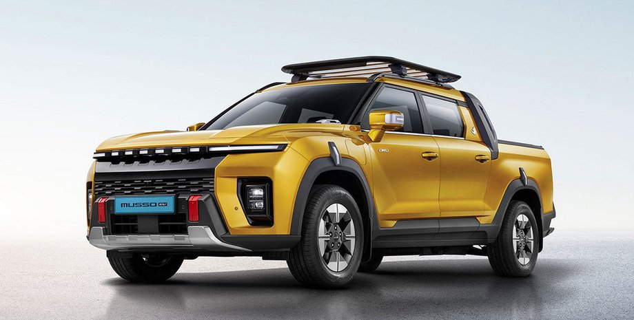 KGM Musso EV, KGM Musso, пикап KGM, SsangYong Musso, электромобиль KGM