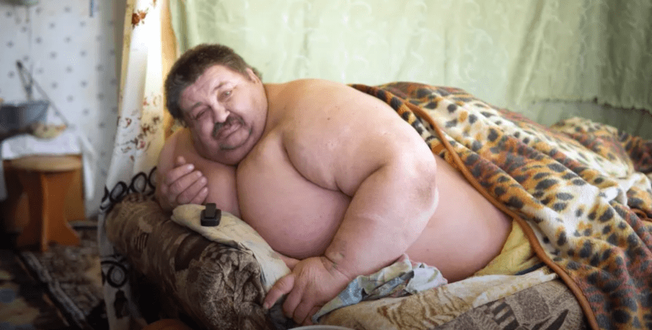 самый толстый человек в мире, леонид андреев, умер россиянин леонид андреев, толстый человек, как живет самый толстый человек