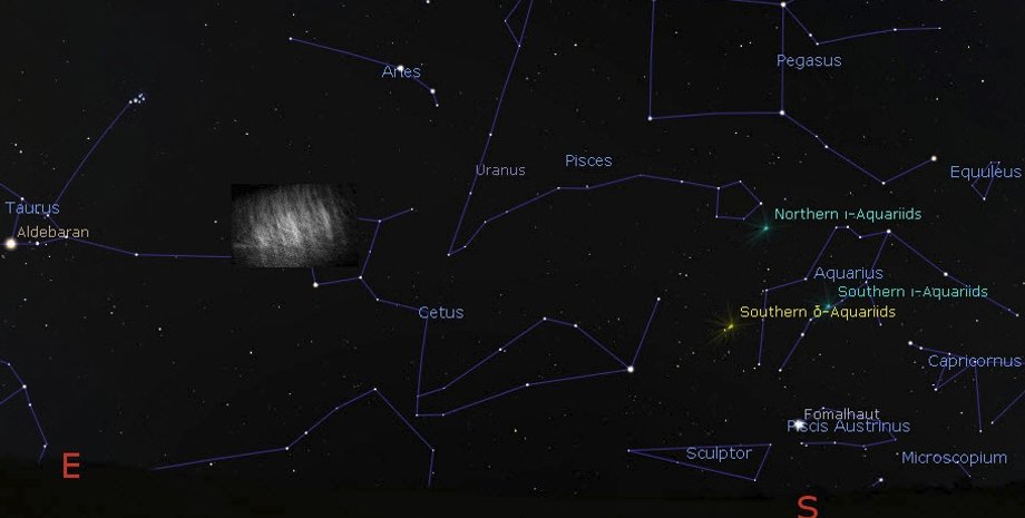 Облако Кордылевского. Иллюстрация: G. Horváth/RAS.