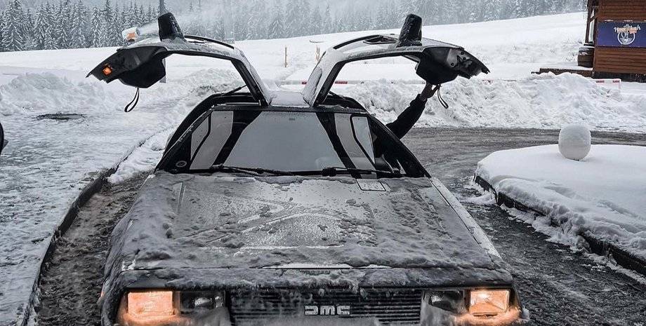 DeLorean в Украине, DeLorean DMC12, авто из фильма Назад в будущее, DeLorean