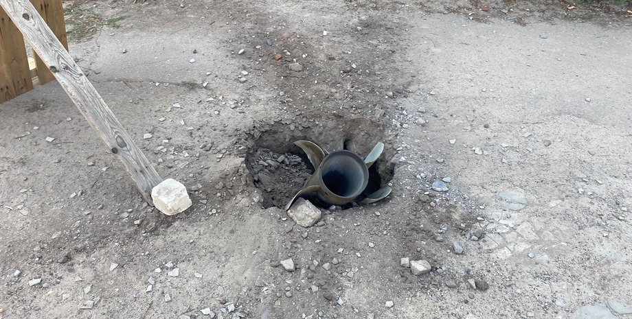 российский снаряд, обстрелы мст украины, казачья лопань, харьковская область