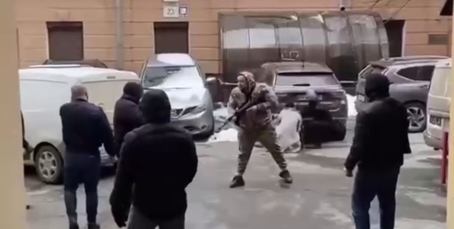перестрелка в Киеве
