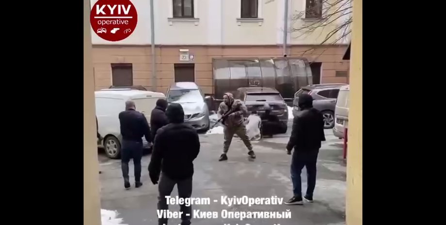 перестрелка в Киеве