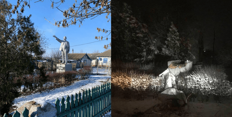 снесли памятник ленину, одесса, одесская область, декоммунизация, последний памятник ленину
