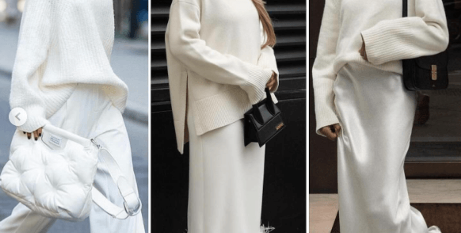 Яркий свитер на весну, с чем носить