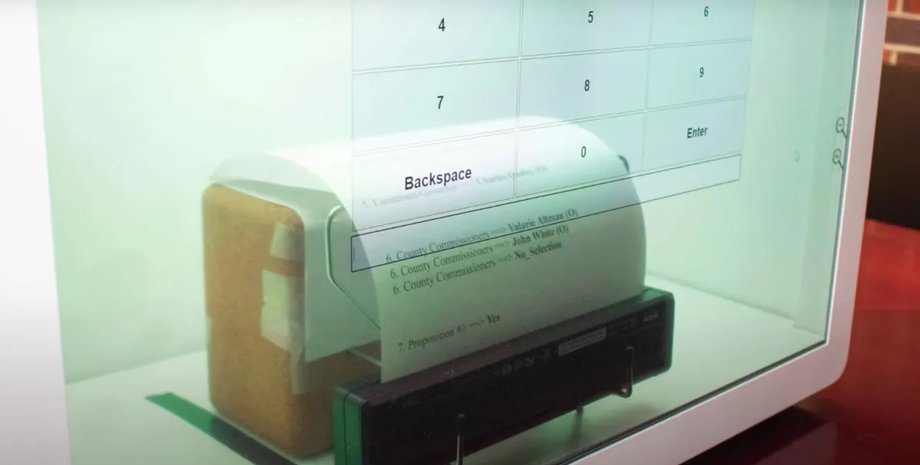 машина для голосования Гилберта, машина для голосования, профессор Гилберт