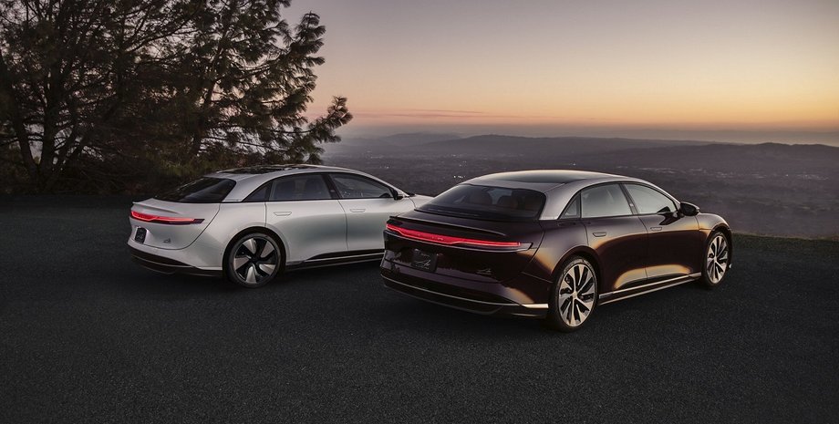 Lucid Air Grand Touring Performance дизайн, Lucid Air Grand Touring Performance внешность, Lucid Air Grand Touring Performance вид сзади