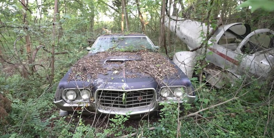 покинуте авто, Ford Gran Torino 1972, Ford Gran Torino, колекція авто, покинуті авто