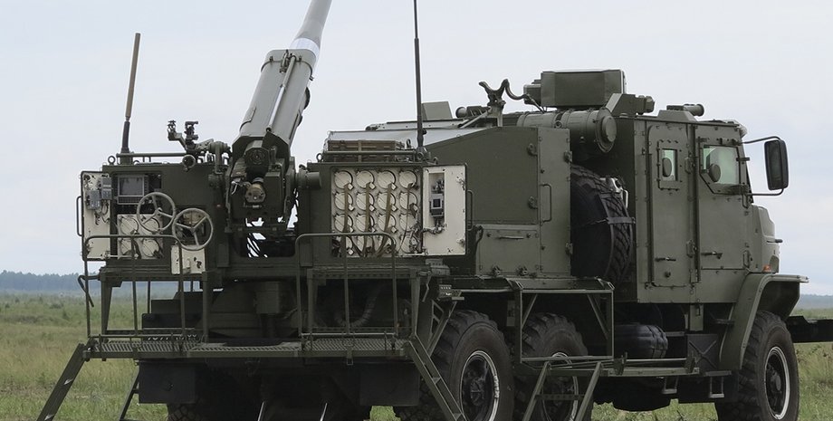 САУ, самоходная пушка, российские оккупанты, дрон