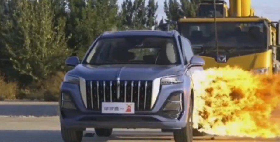 китайский кроссовер краш тест, китайский кроссовер, краш тест, Hongqi HS5