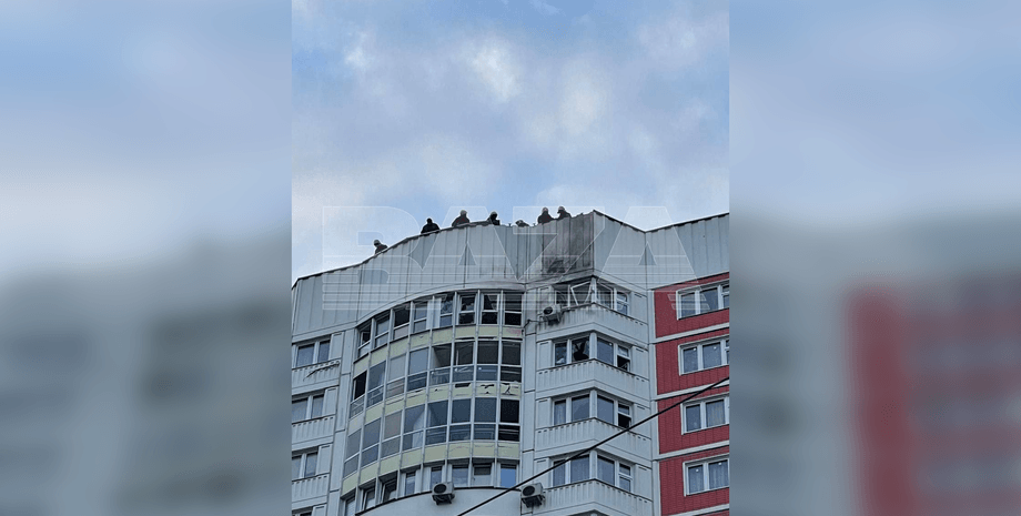 москва, бпла, будинок, багатоповерхівка, атака БПЛА, атака безпілотника