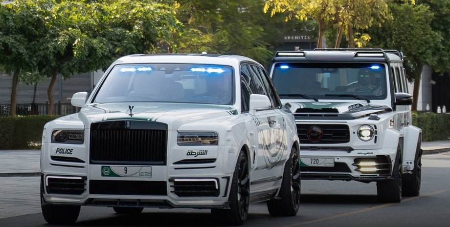 авто полиции Дубая