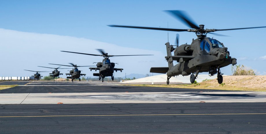 Ударные вертолеты AH-64E Apache