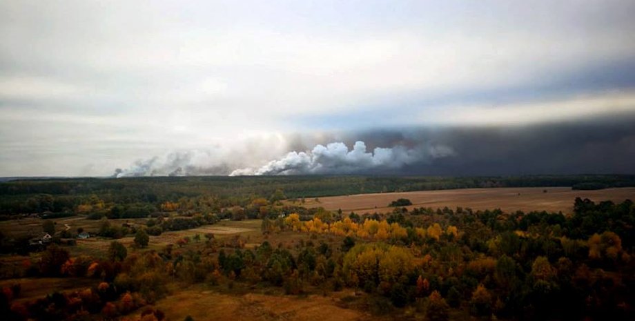 Пожар на арсенале / Фото Минобороны
