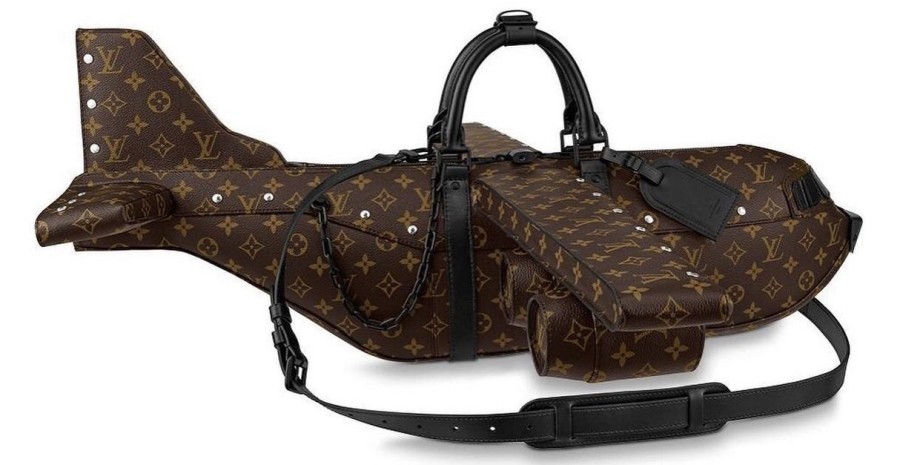Louis Vuitton, сумка, самолет