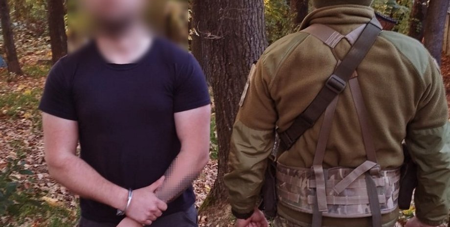 задержали одессита, пересечение границы, Закарпатье, карпатский лес, пограничная служба