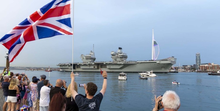 HMS Queen Elizabeth британский флот