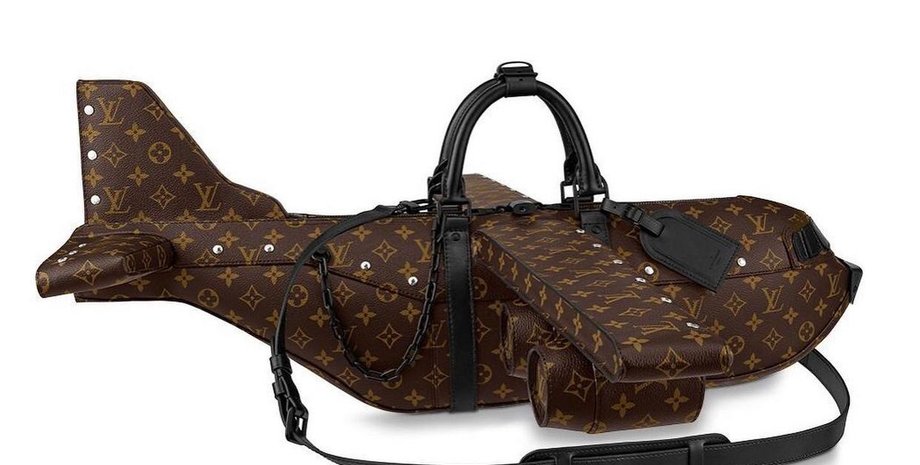 Louis Vuitton, сумка, самолет