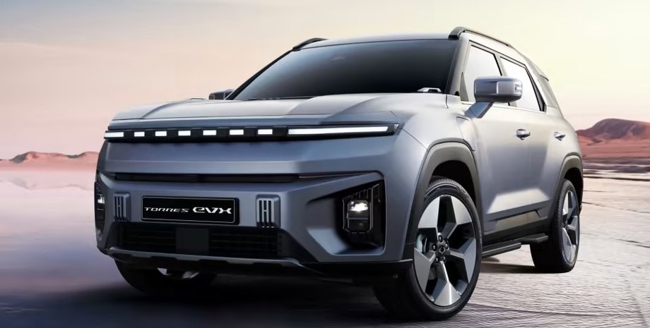 SsangYong Torres EVX, SsangYong Torres, кросовер SsangYong, новий SsangYong Torres, електромобіль SsangYong