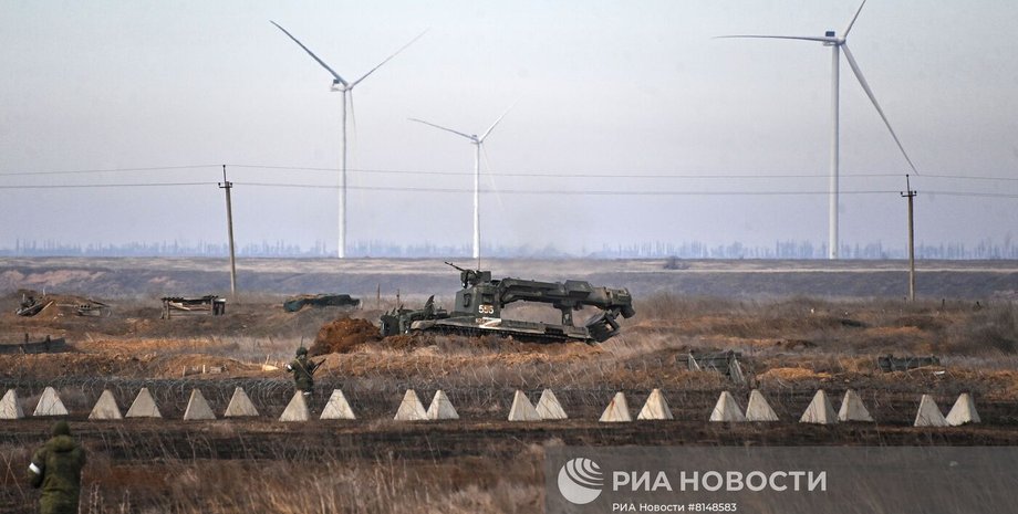 запорізька область, окупація, фортифікації