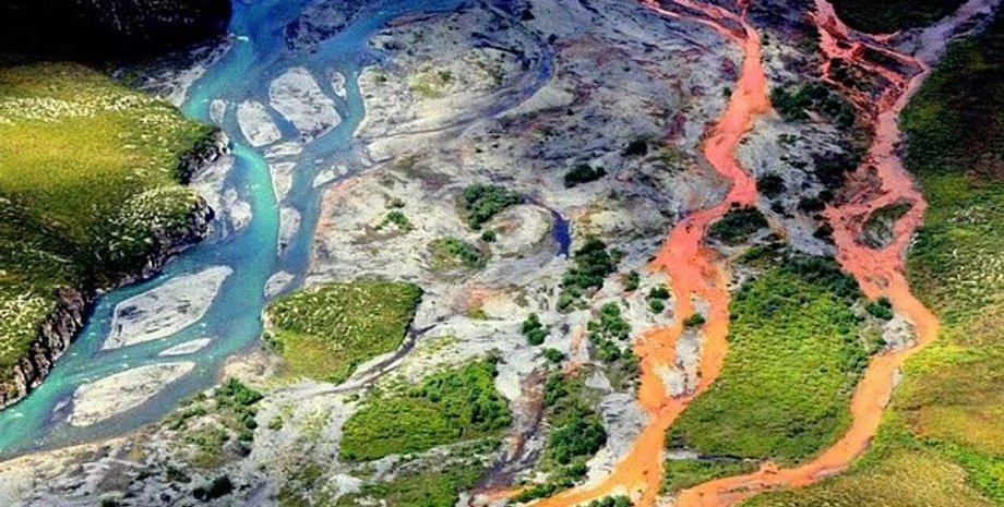 реки, аляска, токсичные реки