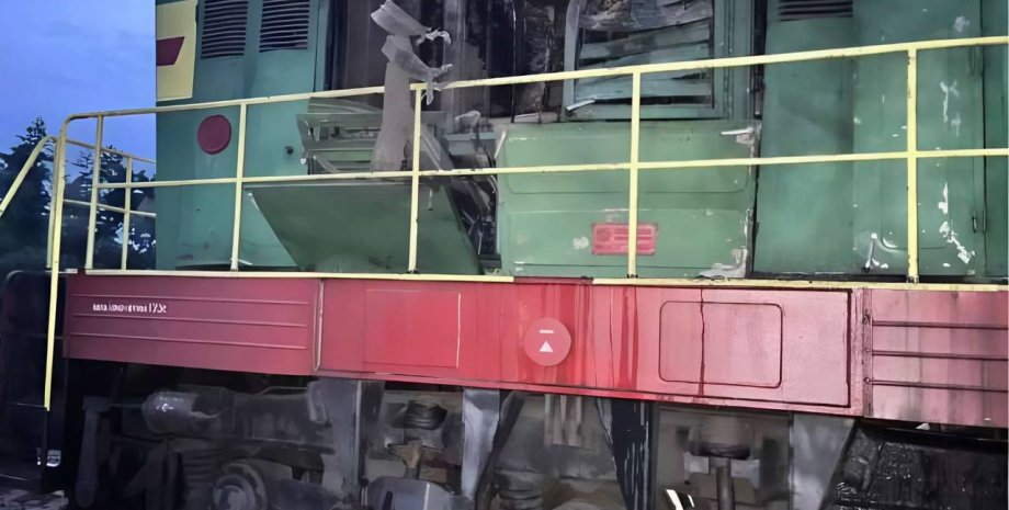 железнодорожный локомотив, война в украине, война с россией, колонна техники, ссу, силы обороны