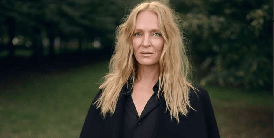 Ума Турман показала своего сына