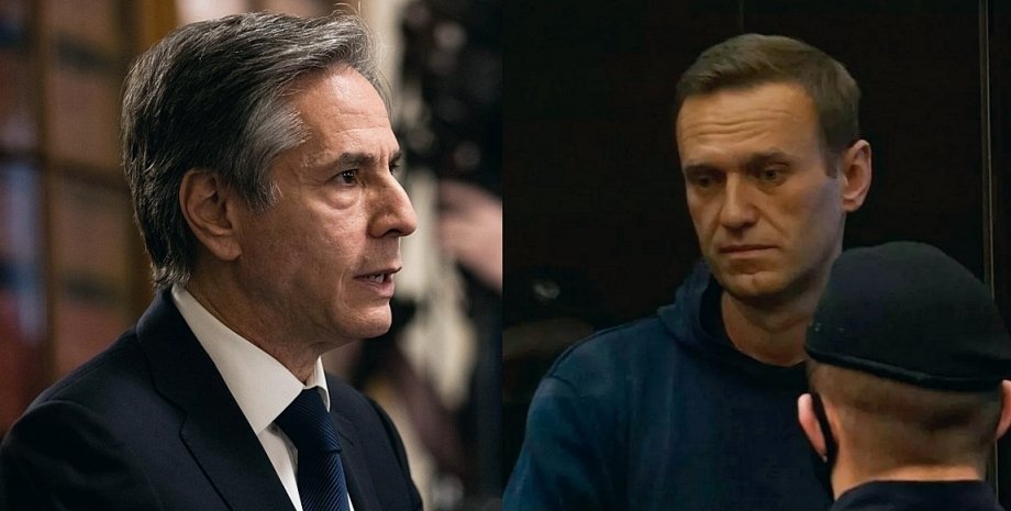 Энтони Блинкен, Алексей Навальный, приговор Навальному, задержание, госдеп США